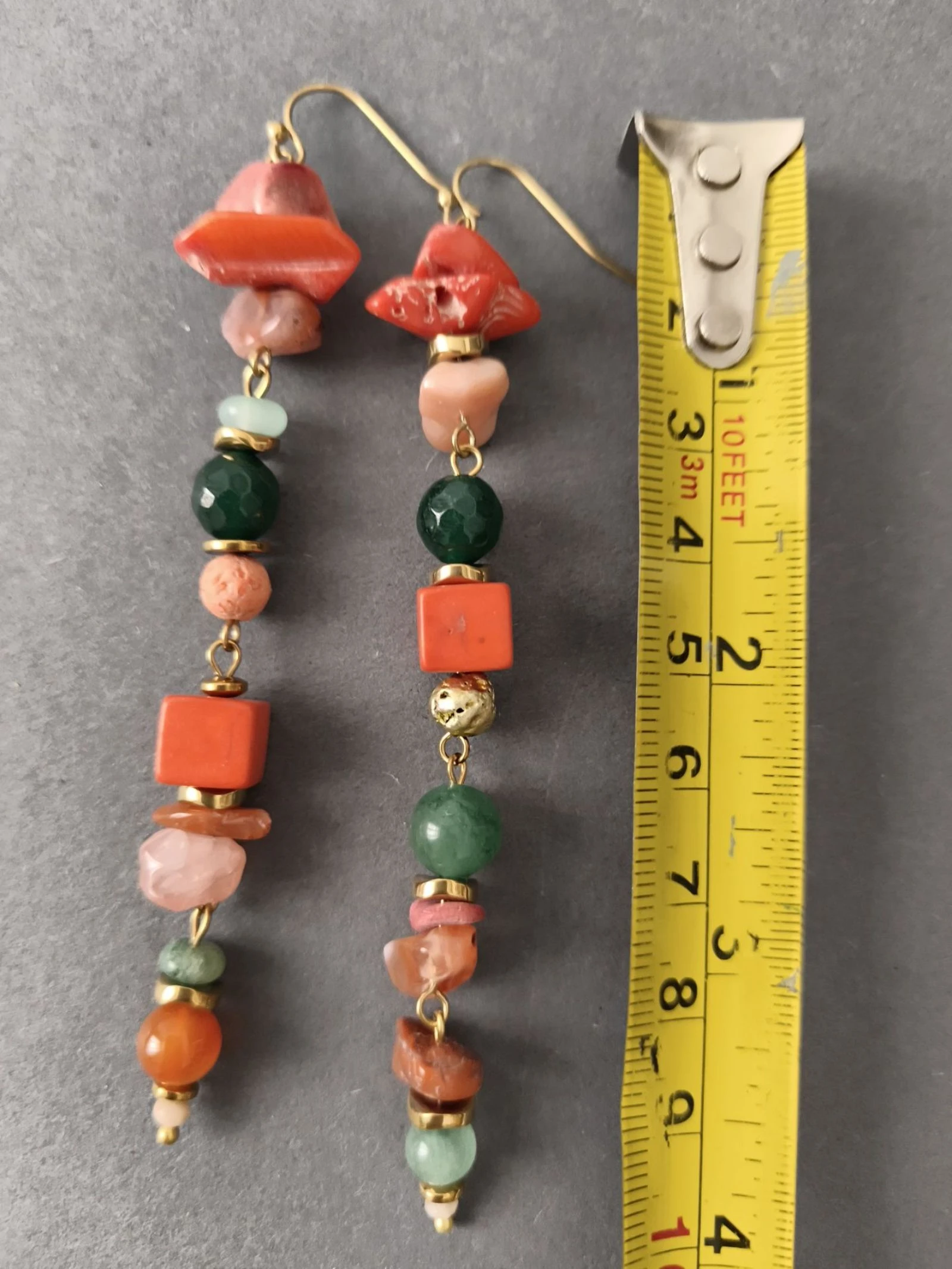Pendientes de múltiples piedras – photo 3